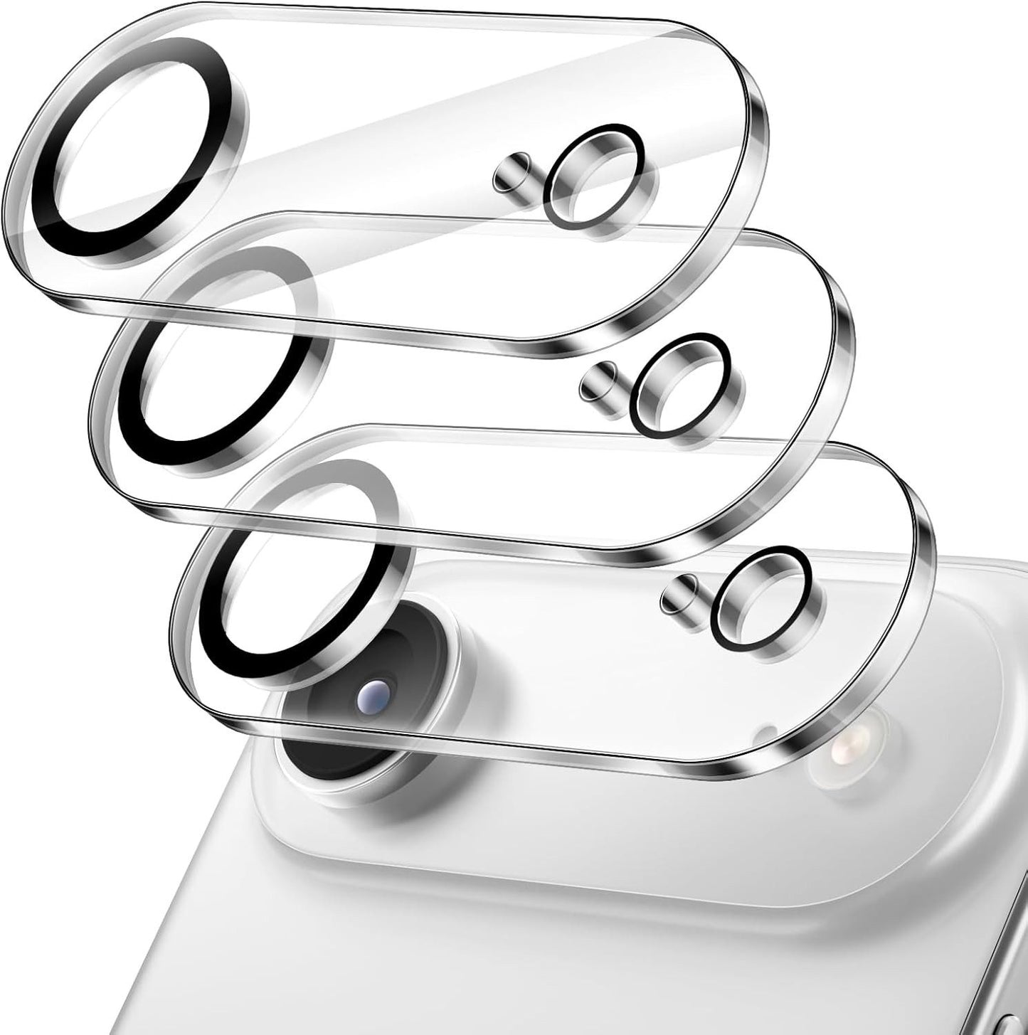 3x Kameraschutz Schutzglas für iPhone 17 16 15 14 13 12