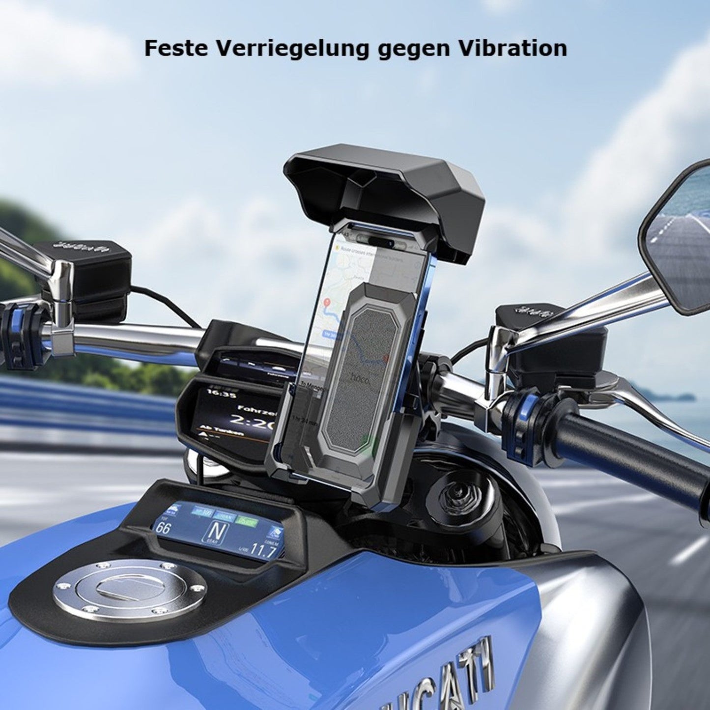 Fahrrad, Motorrad, Scooter Lenker Handyhalter
