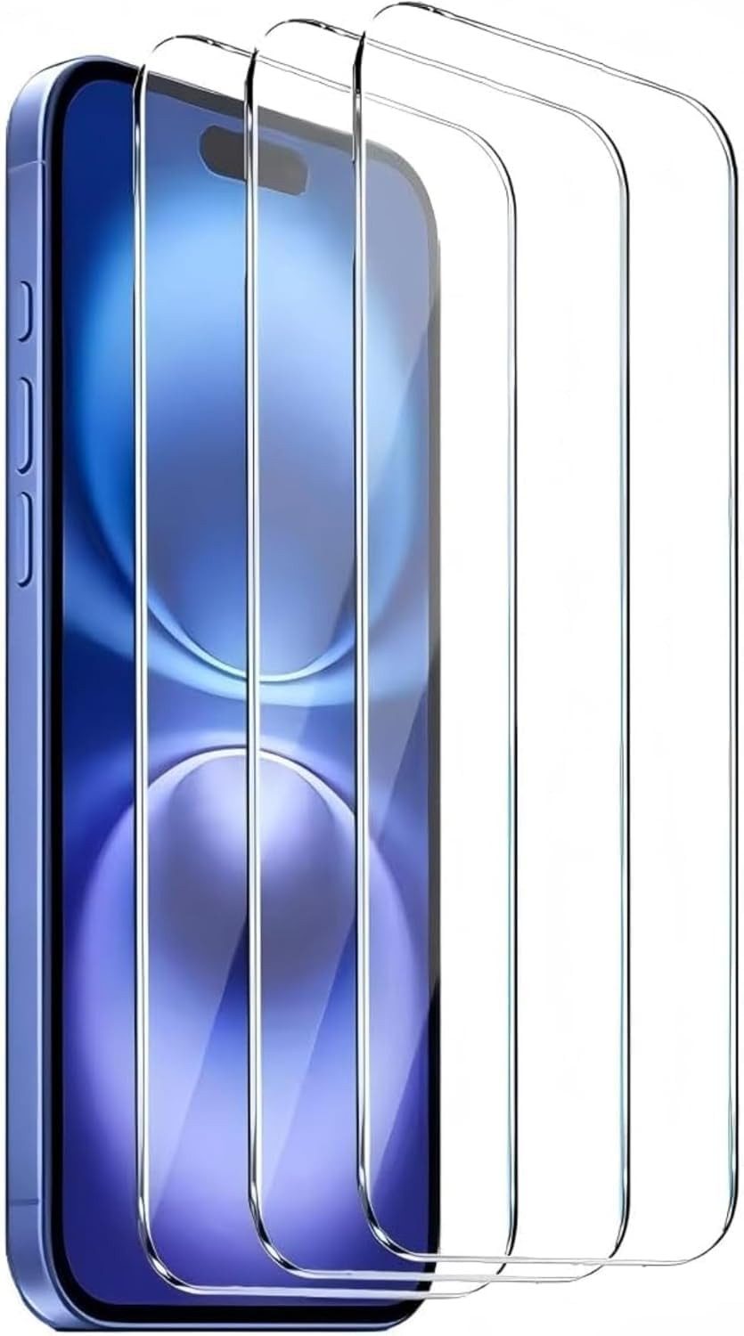 3x Schutzglas für iPhone 17 16 15 14 13 12
