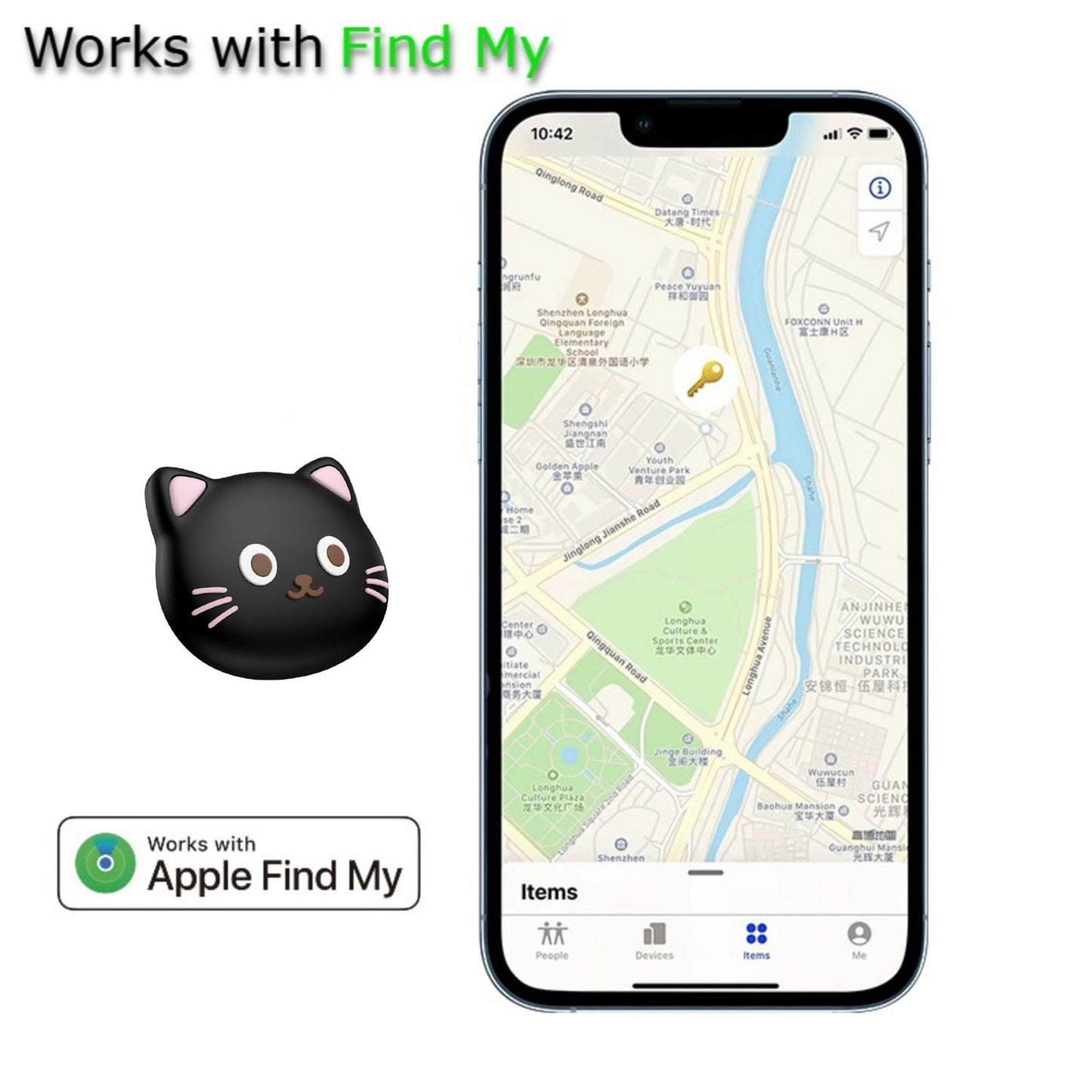 Hoco Smart Tracker Tag (Katze) Apple