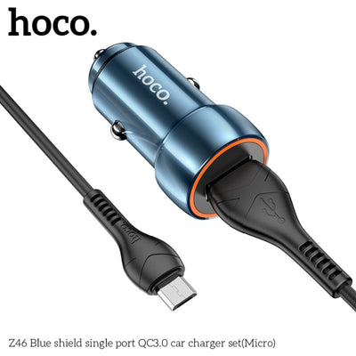 KFZ Ladegerät 18W QC 3.0, mit  1M USB C Ladekabel