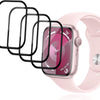 4x Schutzfolie PMMA Folie für Apple Watch Serien