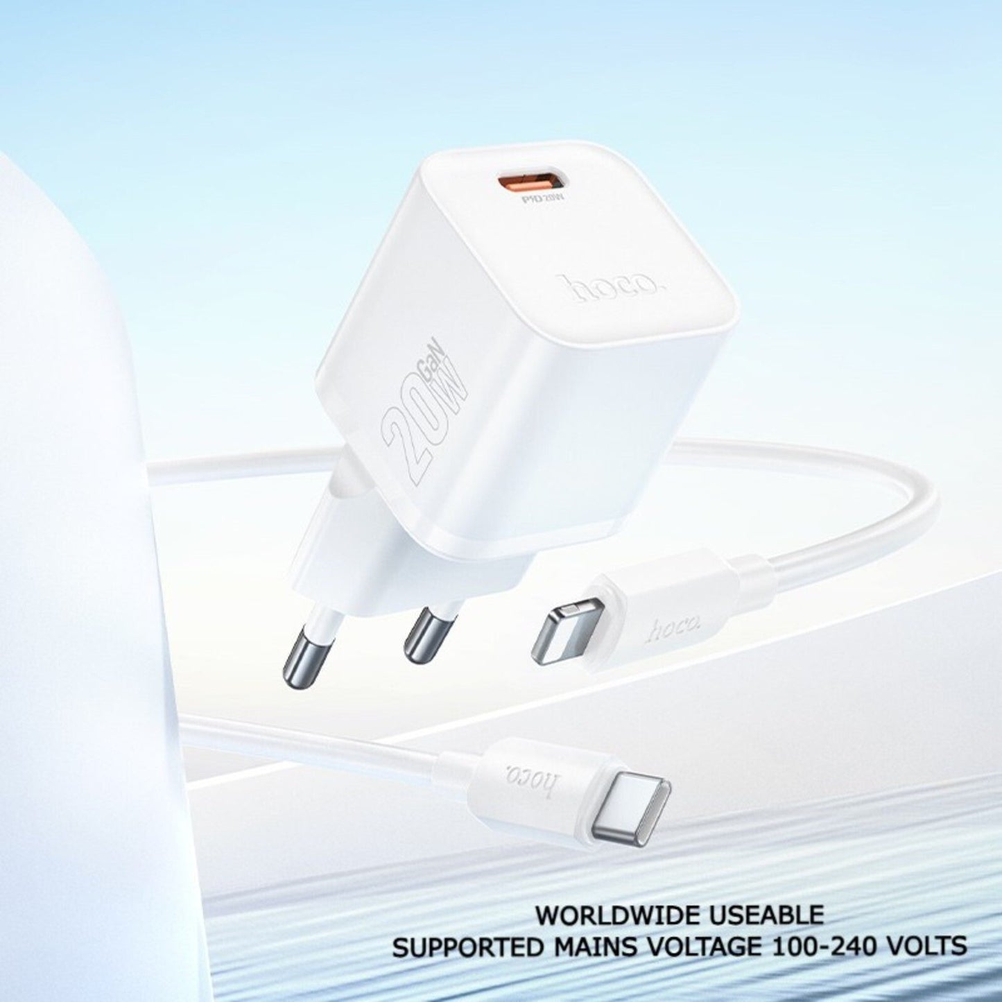 USB C Ladegerät 20 Watt+  Kabel 1M für iPhone