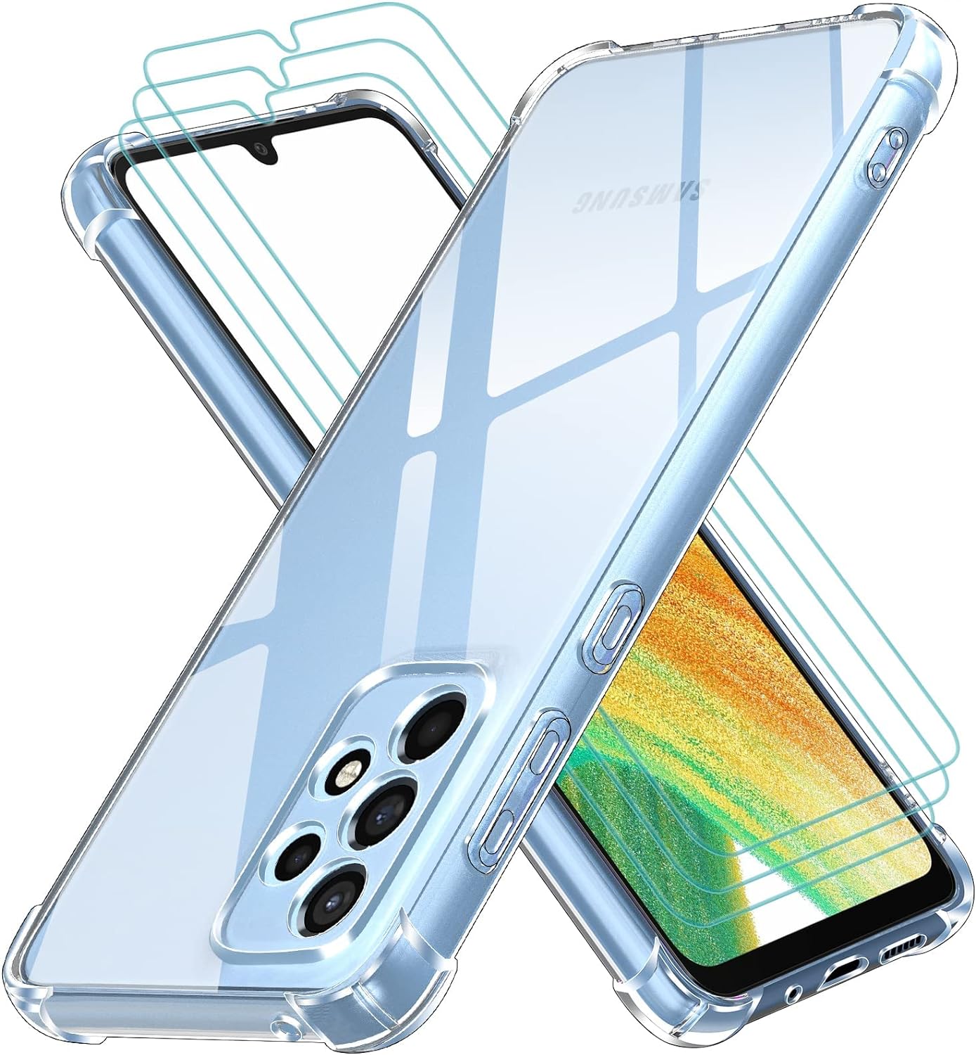 Hülle für Samsung Galaxy A & M Serien Transparent Silikon