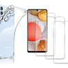 3x Schutzglas Samsung Galaxy A & M Serien + 1x Handyhülle