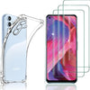 3x Schutzglas Samsung Galaxy A & M Serien + 1x Handyhülle