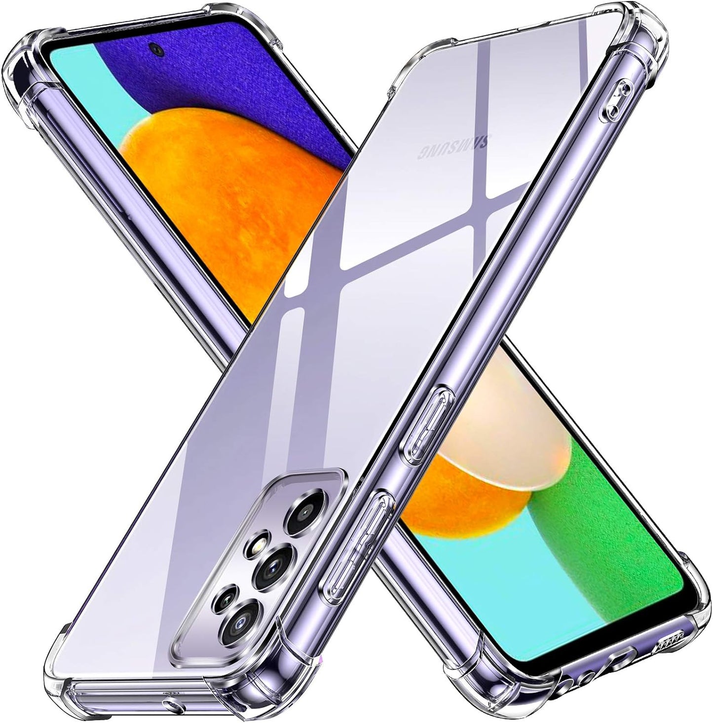 Hülle für Samsung Galaxy A & M Serien Transparent Silikon