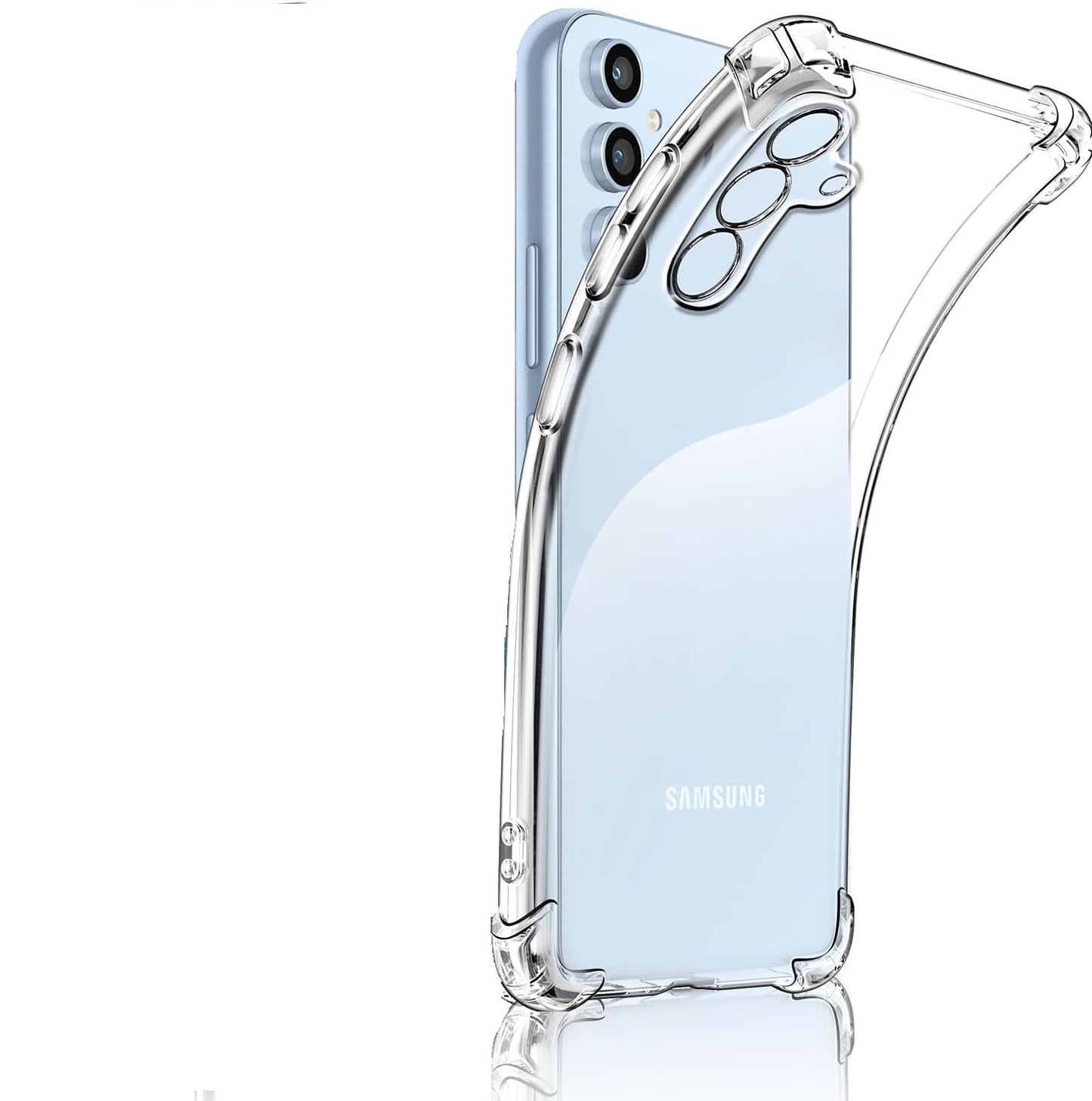 Hülle für Samsung Galaxy A & M Serien Transparent Silikon