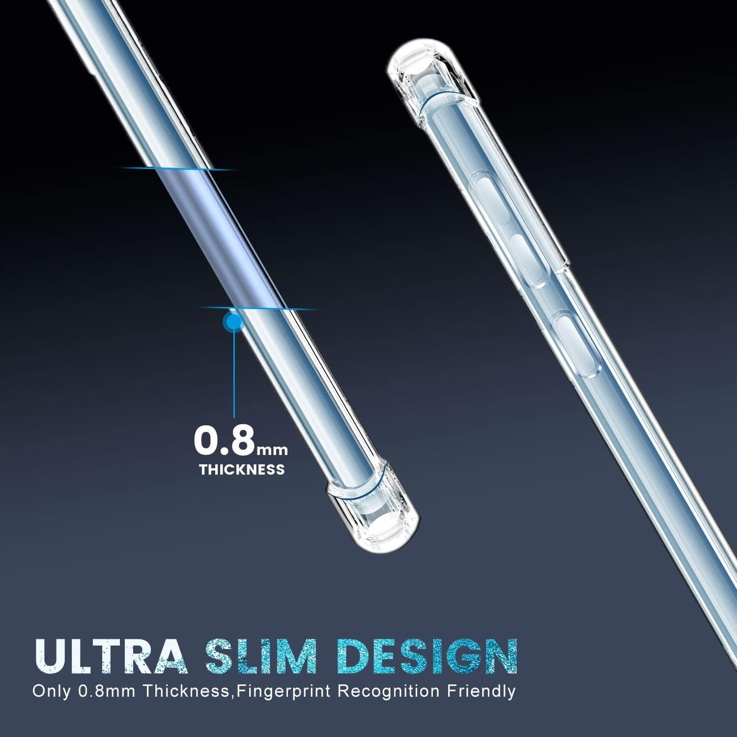 Hülle für Samsung Galaxy A & M Serien Transparent Silikon