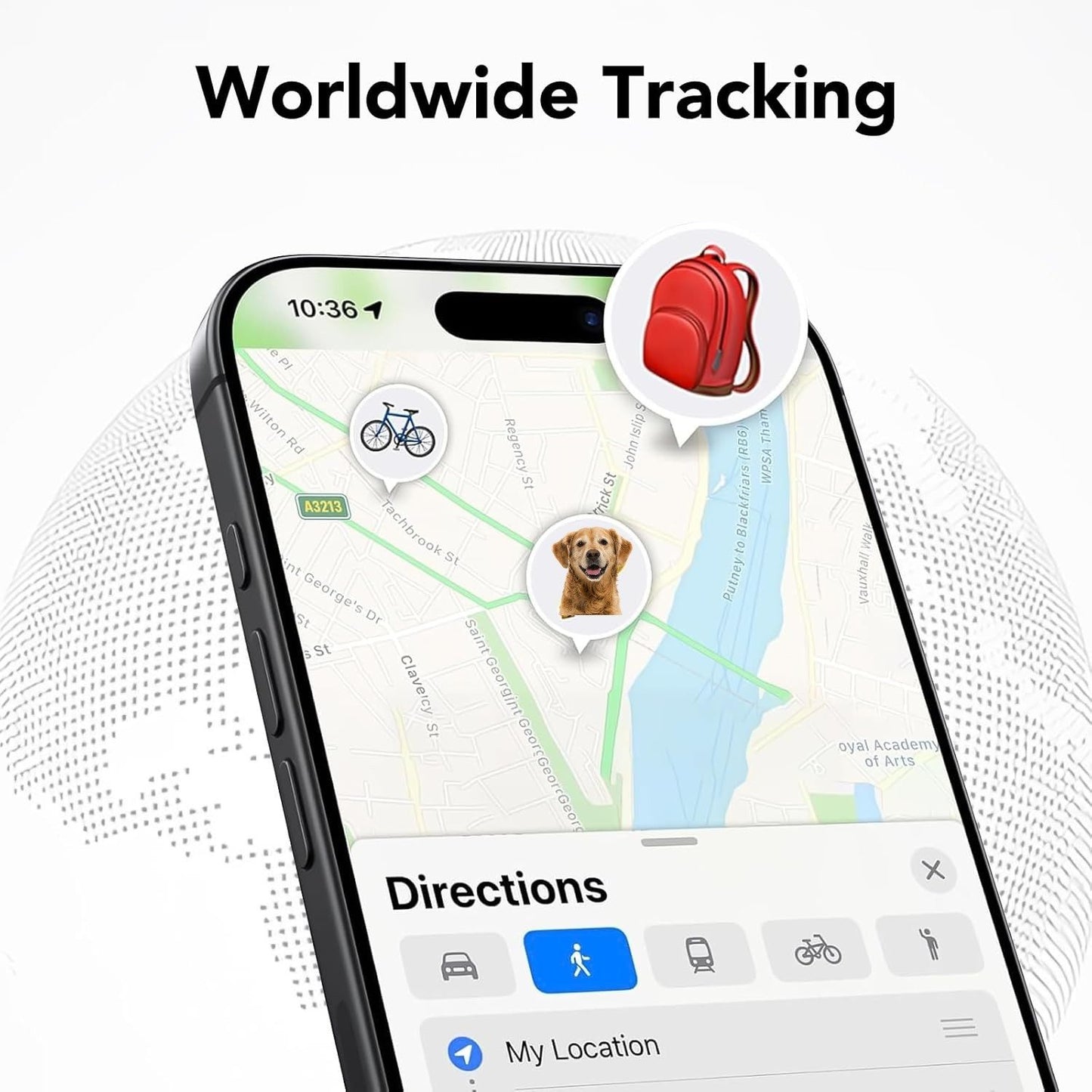Hoco Smart Tracker Tag (Tiere) Apple