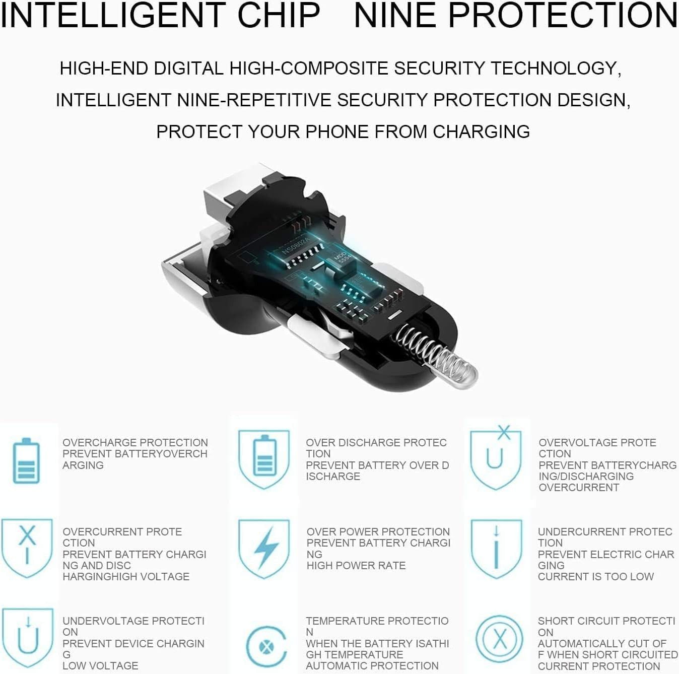 KFZ Ladegerät 18W QC 3.0, mit  1M USB C Ladekabel