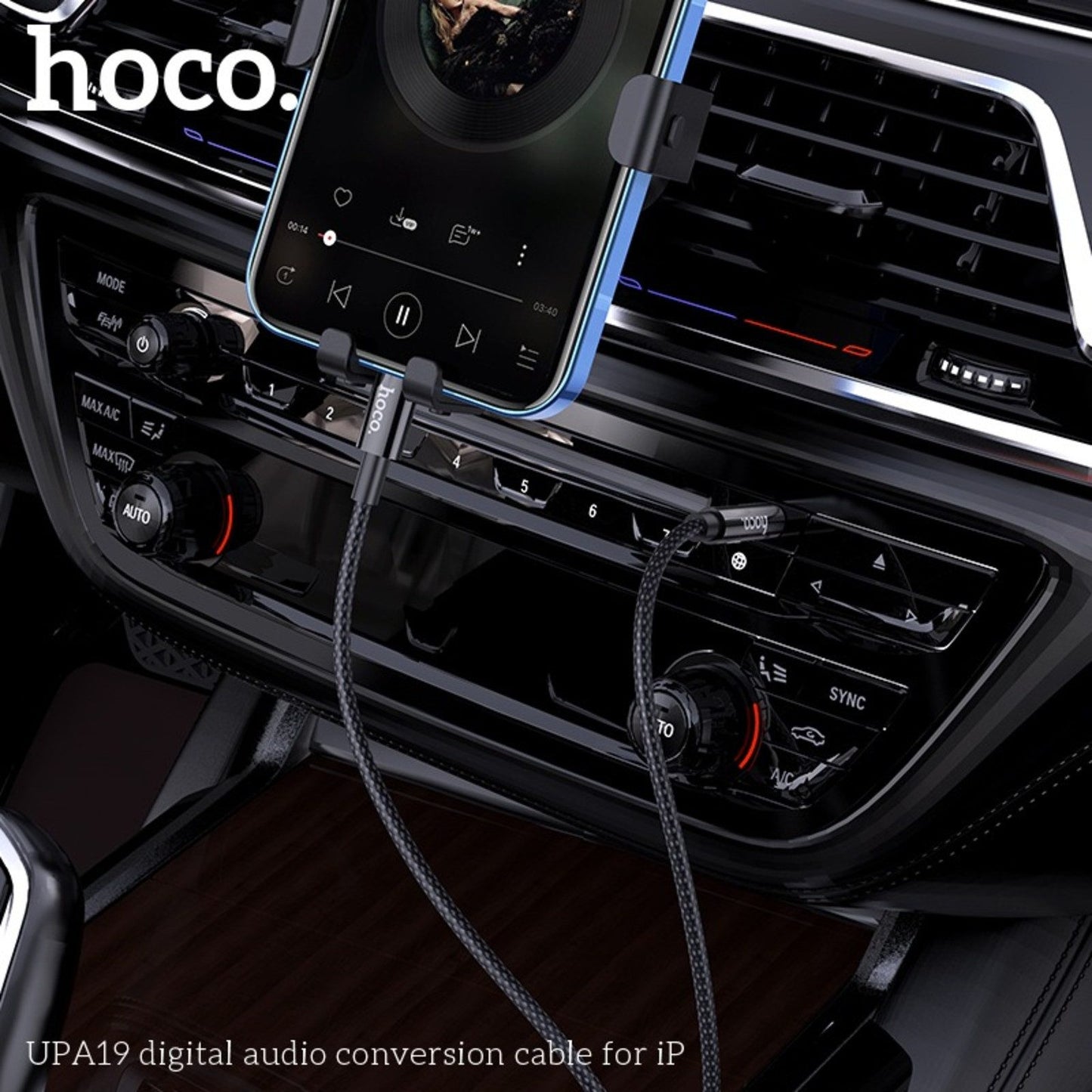 Aux Kabel Auto 1M für iPhone 3,5 mm  Auf Lightning