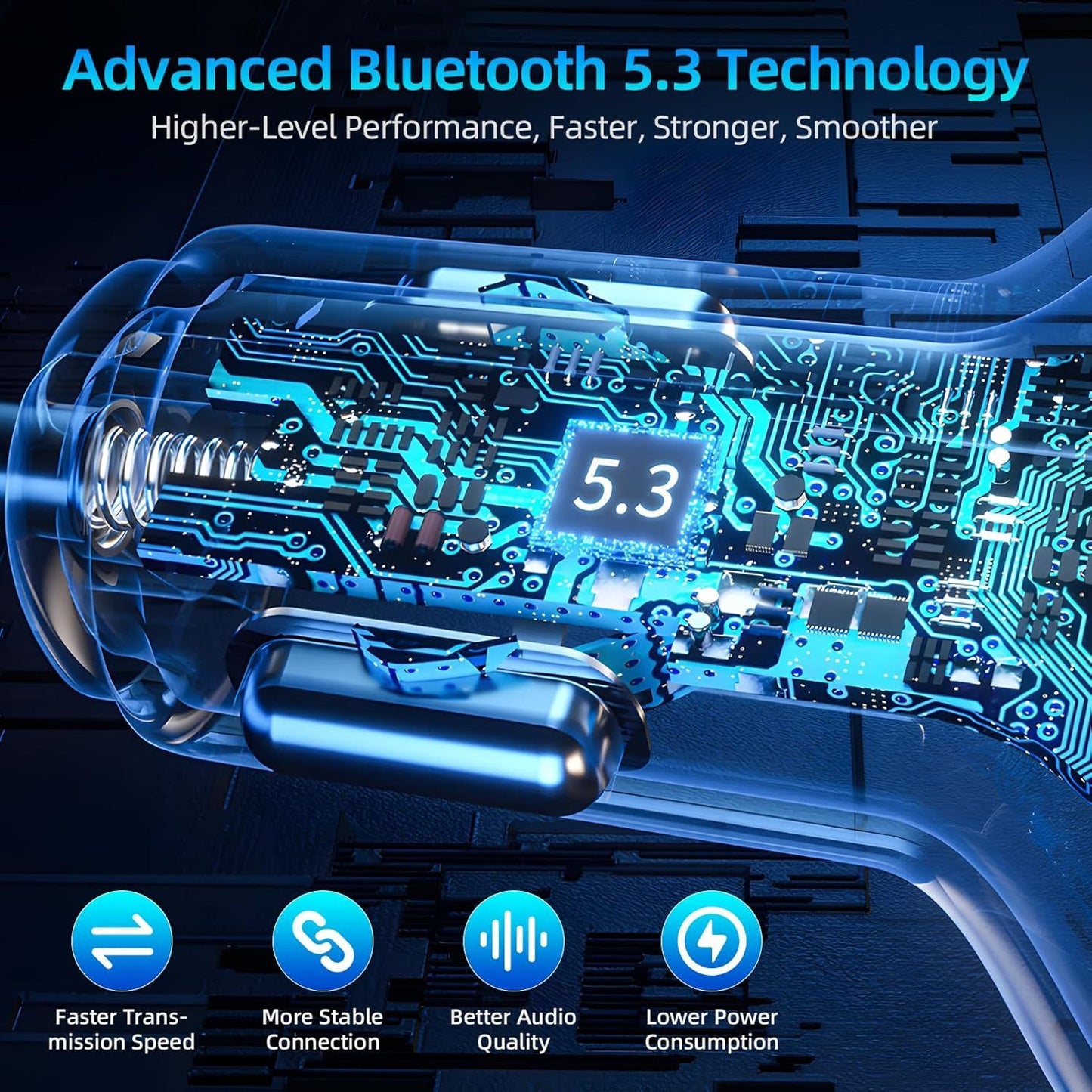 FM Transmitter Bluetooth 2 USB Port 18W